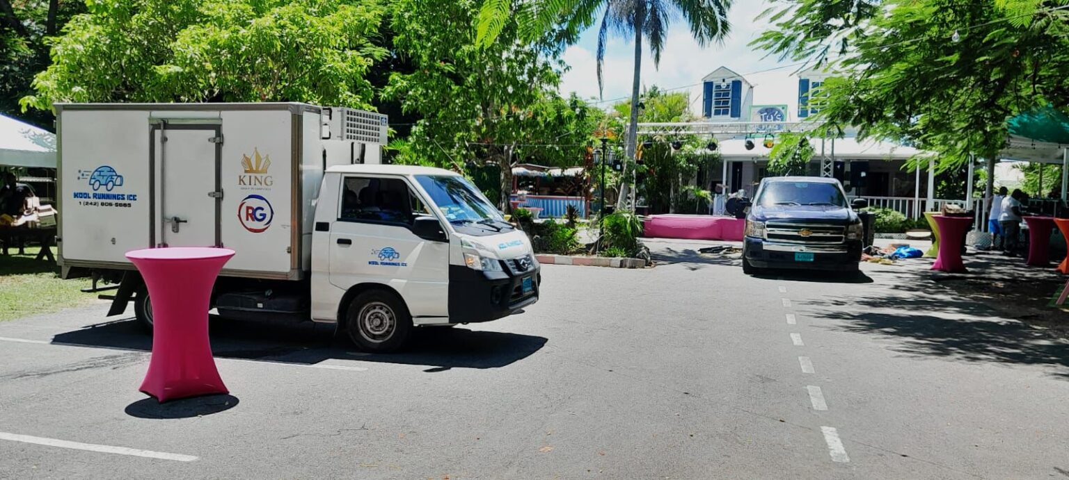 Kool Runnings Ice delivery truck in Nassau